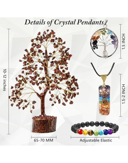 Red Jasper -300 chips (Golden Wire) Tree