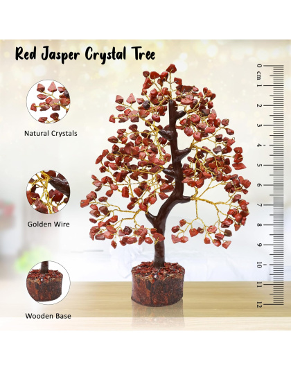 Red Jasper -300 chips (Golden Wire) Tree