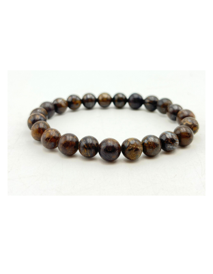 Bronzite - 8mm beads, stretchable bracelet