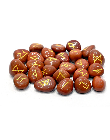 Red Jasper Rune Set