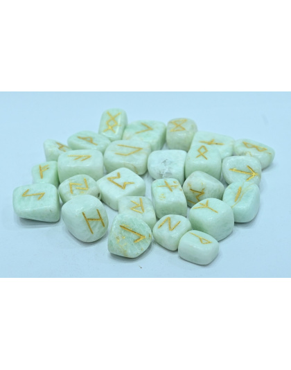 Amazonite Rune Set