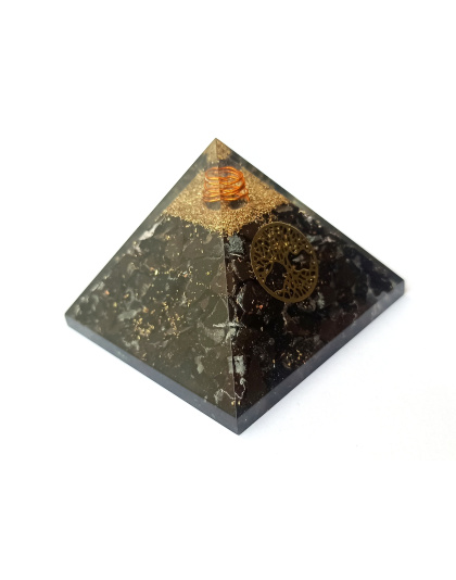 Shungite Tree of Life Pyramid