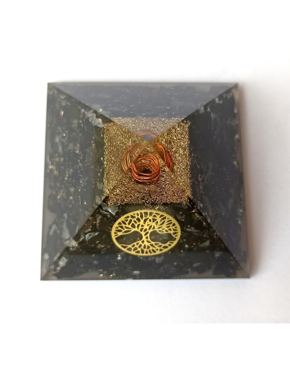 Shungite Tree of Life Pyramid