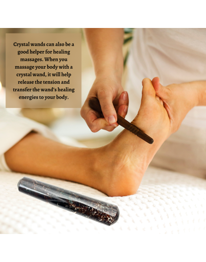 Garnet massage wand