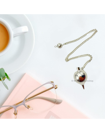 Cone 2 Silver Metal Pendulum
