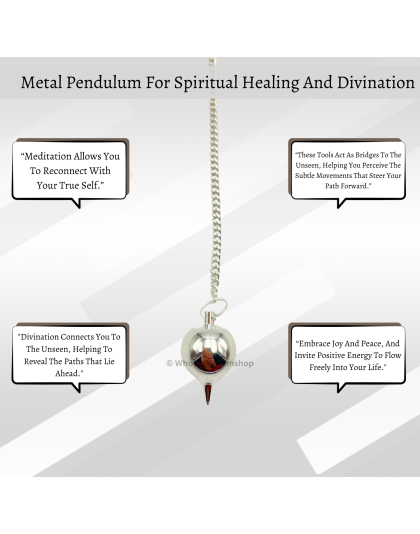 Cone 2 Silver Metal Pendulum