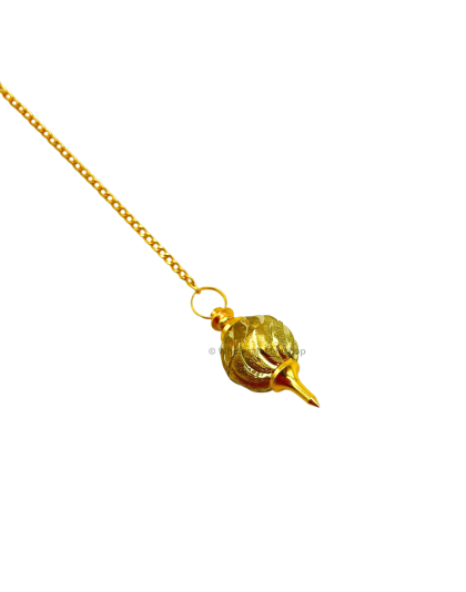 Gold Hanuman Mace Metal Pendulum