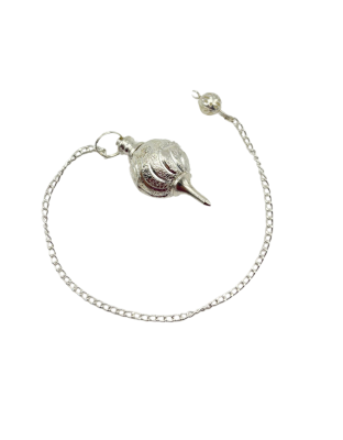Silver Hanuman Mace Metal Pendulum