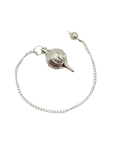 Silver Hanuman Mace Metal Pendulum