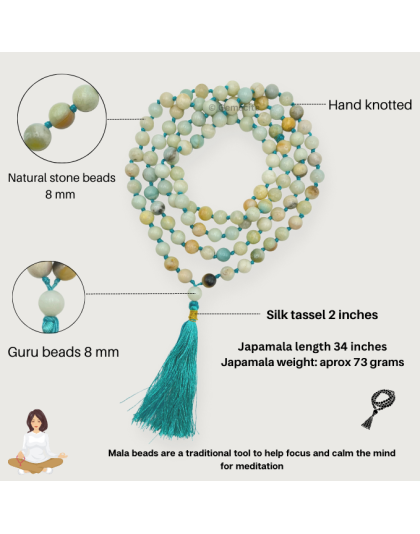 Amazonite Jap Mala