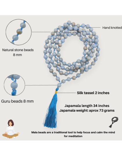 Angelite Jap Mala