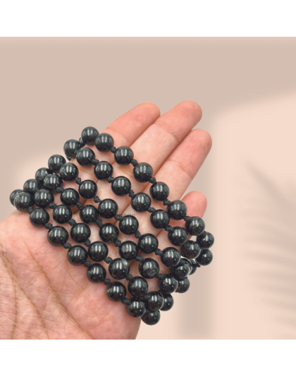 Black Tourmaline Jap Mala