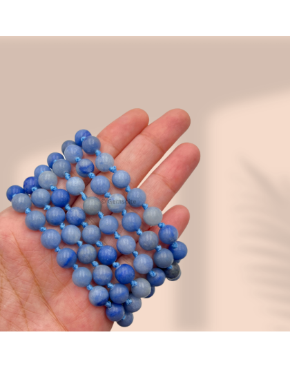 Blue Aventurine Jap Mala