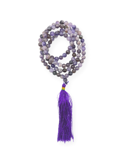 Amethyst Jap Mala (Hand Knotted)