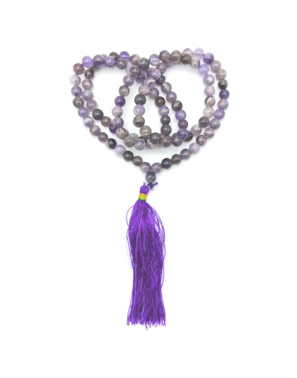 Amethyst Jap Mala (Hand Knotted)