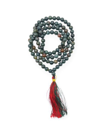 Bloodstone Jap Mala (Hand Knotted)