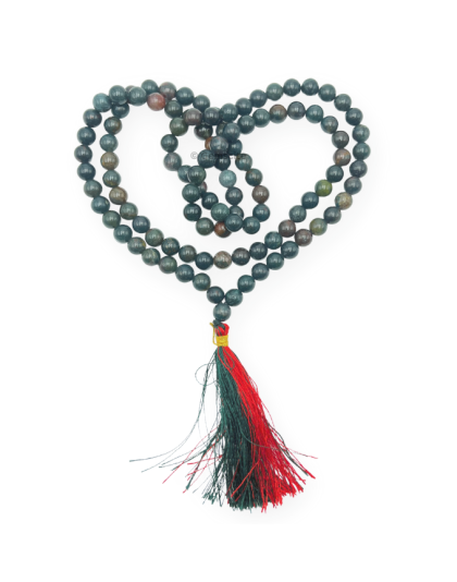 Bloodstone Jap Mala (Hand Knotted)