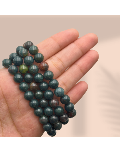 Bloodstone Jap Mala (Hand Knotted)