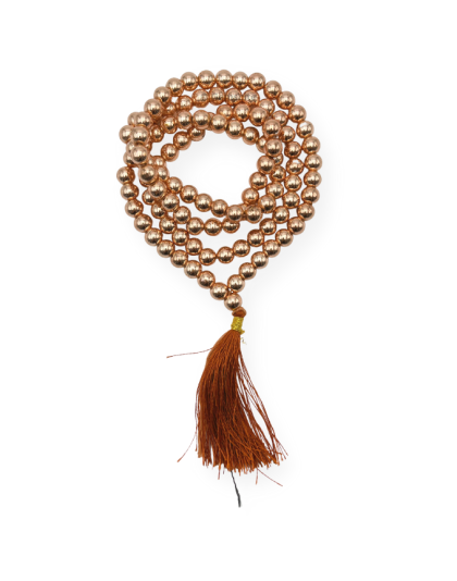 Copper Hematite Jap Mala (Hand Knotted)