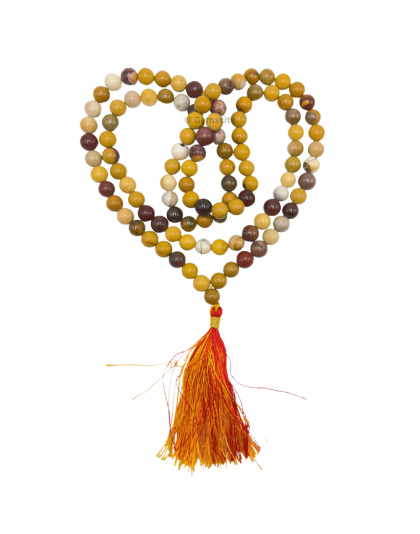 Mookaite Jasper Jap Mala (Hand Knotted)