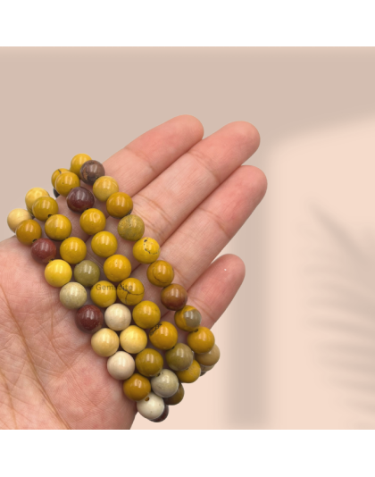 Mookaite Jasper Jap Mala (Hand Knotted)