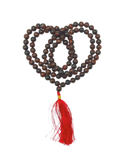 Red Tiger's Eye Jap Mala (Hand Knotted)