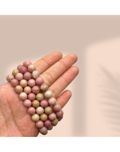 Rhodonite Jap Mala (Hand Knotted)