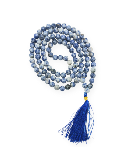 Sodalite Jap Mala (Hand Knotted)