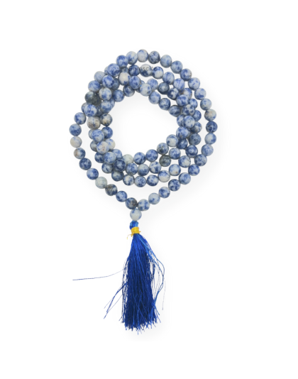 Sodalite Jap Mala (Hand Knotted)