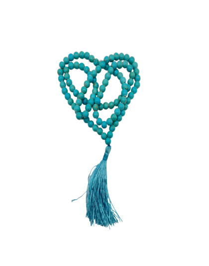 Turquoise Jap Mala (Hand Knotted)