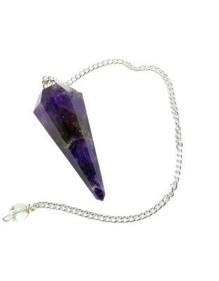 Amethyst Gemstone Pendulum