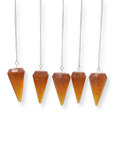 Amber Gemstone Pendulum