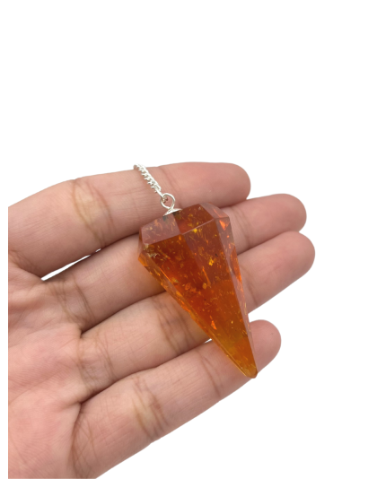 Amber Gemstone Pendulum