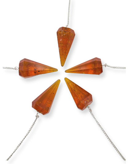 Amber Gemstone Pendulum