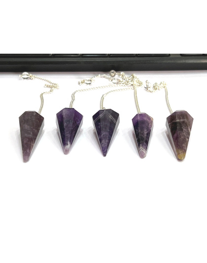 Amethyst Gemstone Pendulum