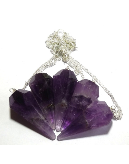 Amethyst Gemstone Pendulum