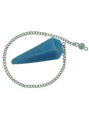 Angelite Gemstone Pendulum