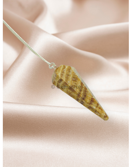 Aragonite Gemstone Pendulum
