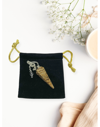 Aragonite Gemstone Pendulum