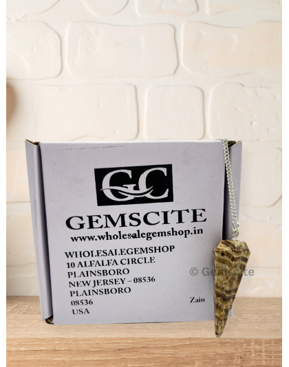 Aragonite Gemstone Pendulum