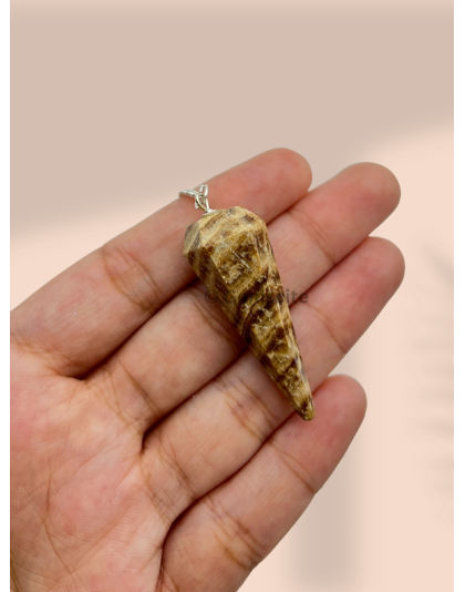 Aragonite Gemstone Pendulum