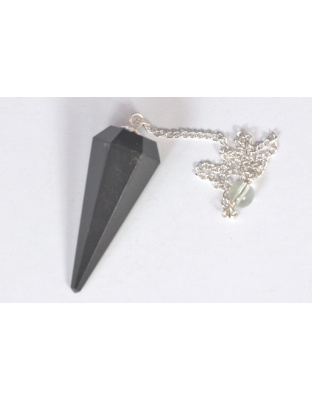 Black Jasper Gemstone Pendulum
