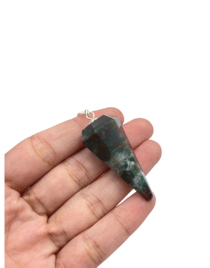 Bloodstone Gemstone Pendulum