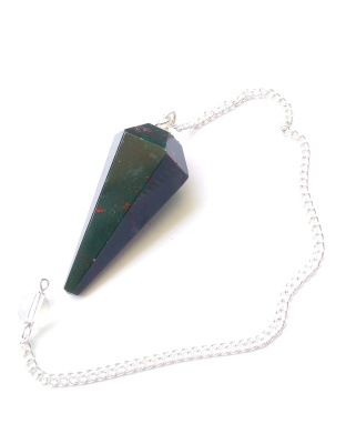 Bloodstone Gemstone Pendulum