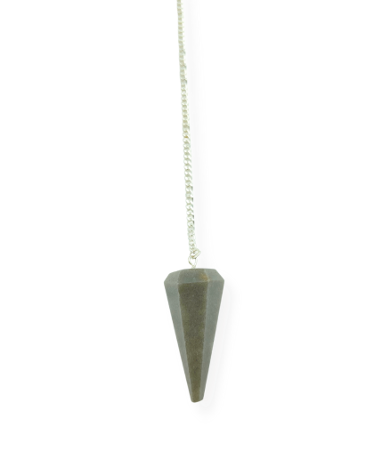 Blue Aventurine Gemstone Pendulum