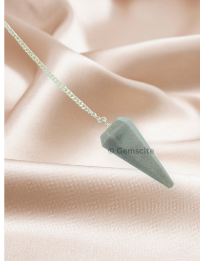 Blue Aventurine Gemstone Pendulum