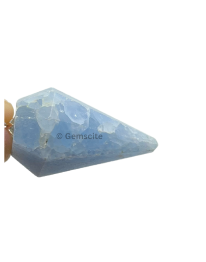 Blue Calcite Gemstone Pendulum