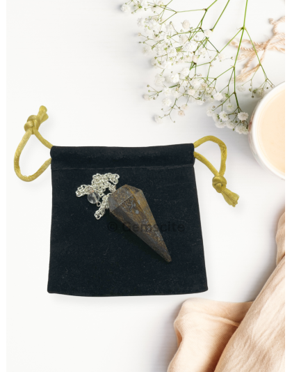 Bronzite Gemstone Pendulum