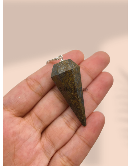 Bronzite Gemstone Pendulum