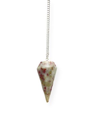 Cinnabarite Gemstone Pendulum